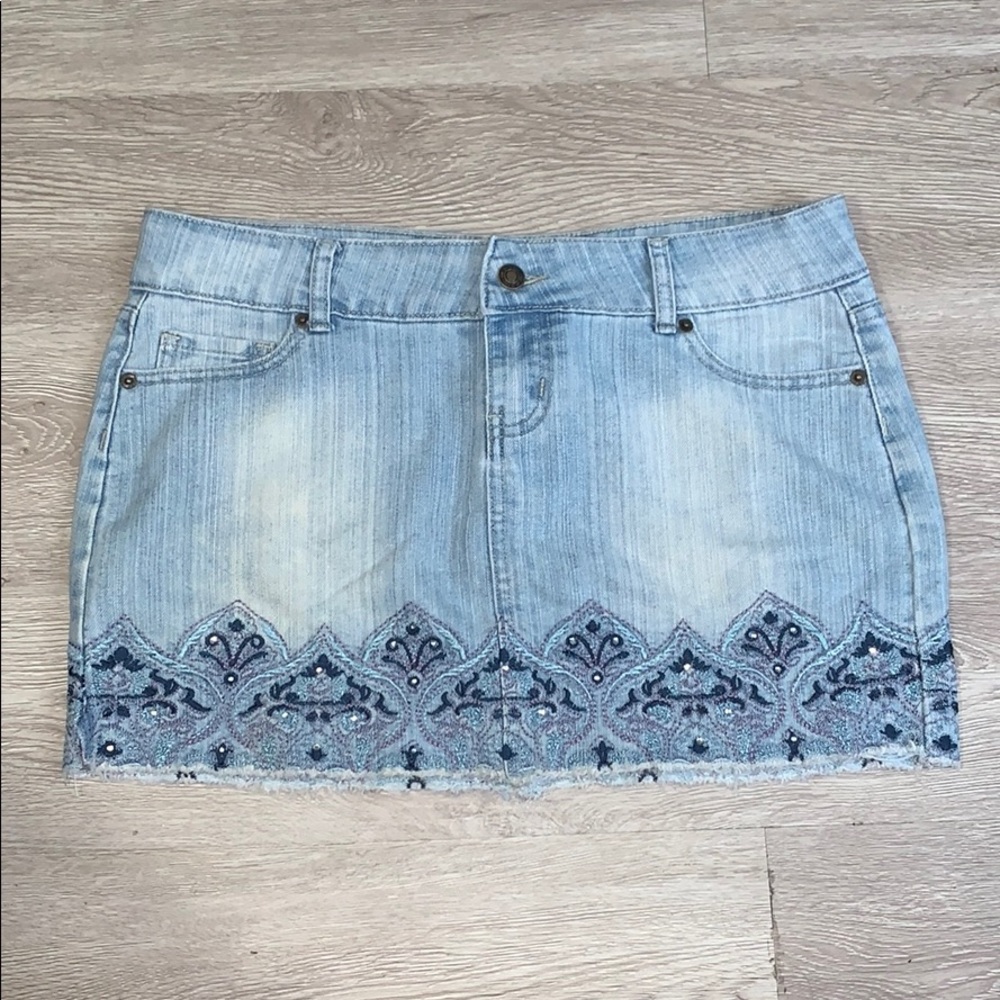Vintage jean skirt